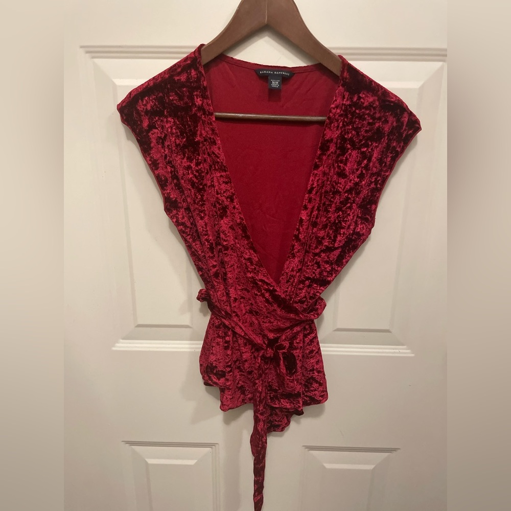 Banana Republic wrap top